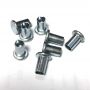 Round Head Zinc Plated Semi Tubular Rivets